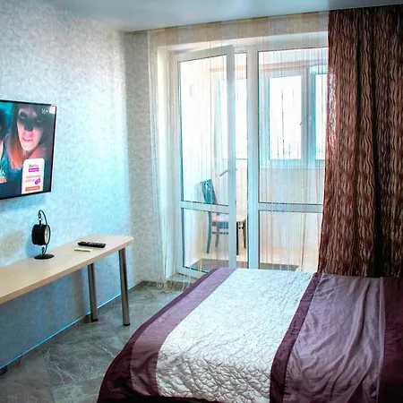 JACUZZI 55SmartTV Панорамный вид, Минск-центр города Апартаменты Минск